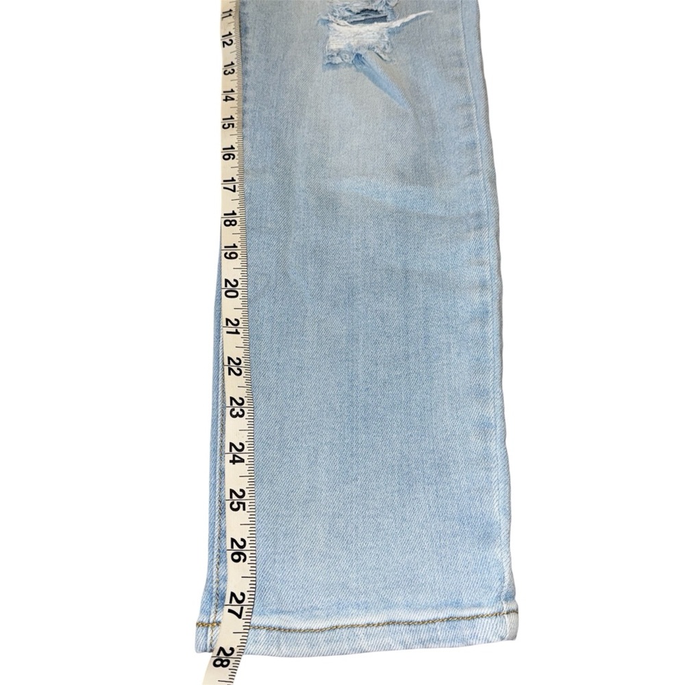 Forever 21 Light Wash Distressed Women’s Skinny Jeans Size 29 Button Fly Stretch - Picture 5 of 7